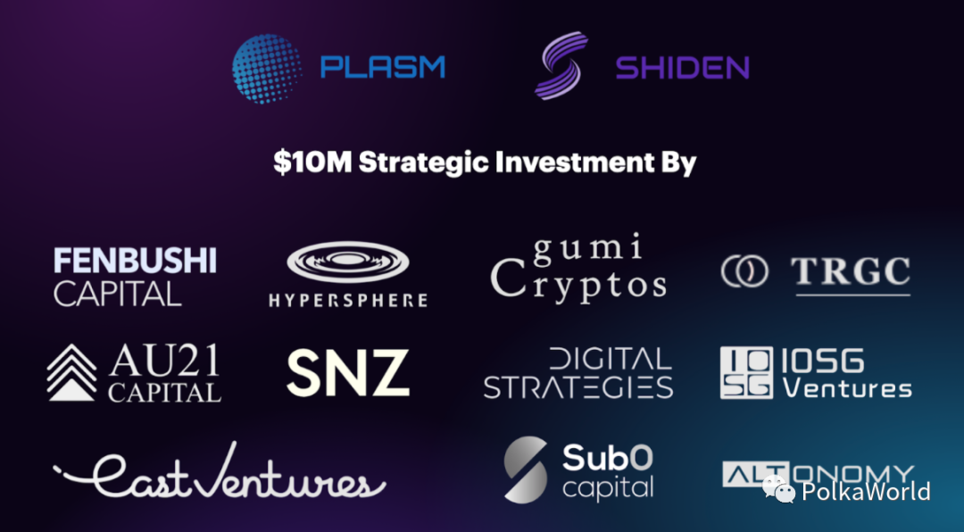 Plasm & Shiden 背后的 Stake 科技完成 1000 万美元的战略融资