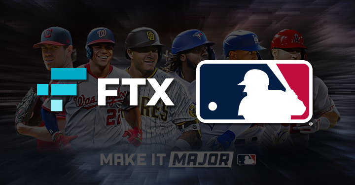 FTX x MLB｜美国职棒大联盟宣布与FTX达成合作，千万球迷将在赛事转播看到FTX Logo
