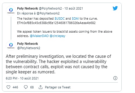 Poly Network黑客案：区块链是安全的而智能合约不是