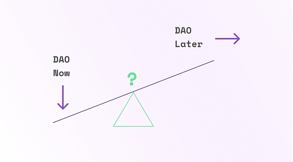 DAO的路线图规划 加密项目应该何时启动DAO?