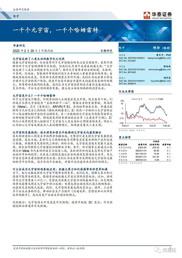 元宇宙多样性专题研究：一千个元宇宙 一千个哈姆雷特