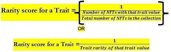 如何计算NFT的稀有度？